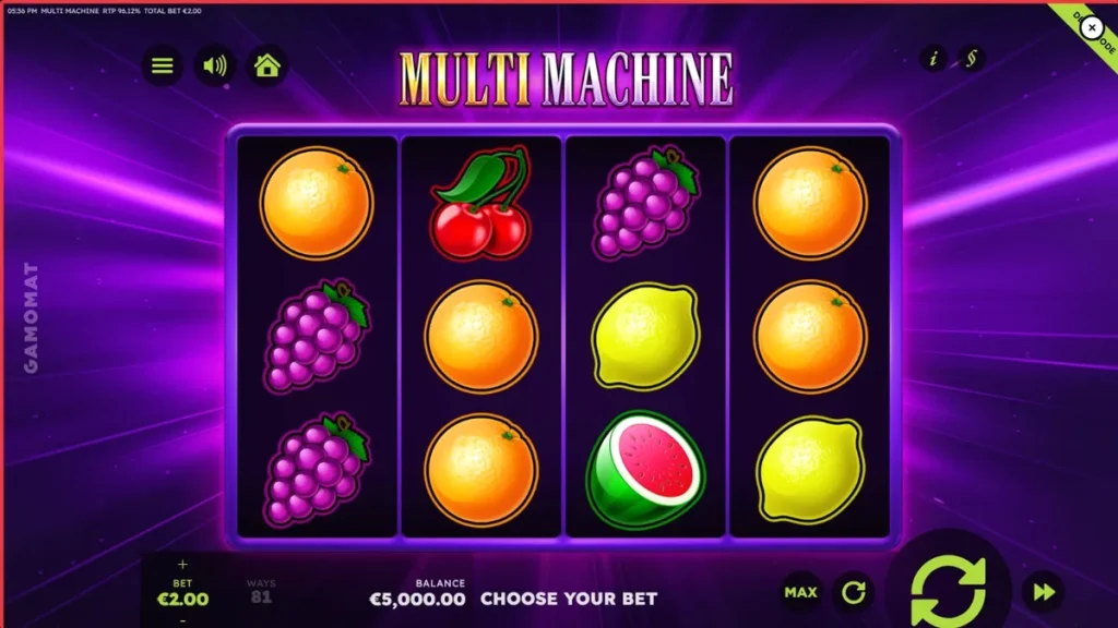 Multi Machine স্লট রিভিউ: ক্লাসিক ফলের স্বাদে আধুনিক জয়ের হাতছানি – apkkosh